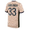 Officiële Voetbalshirt Paris Saint-Germain Zaire-Emery 33 Vierde Jordan 2023-24 - Heren